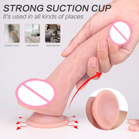 S-HANDE Dildo Sexuel Féminin Géant en Silicone, Moule en Silicone pour Dildo, Mini Pistolet de Massage pour Dildos Hommes et Femmes