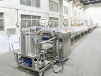 Nouvelle machine à déposer des pépites de chocolat avec des noix, haute productivité