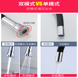 Kitchen Faucet Single Handle Pull Down <b>Spray</b> Deck <b>Mounted</b> Contemporary Ceramic Valve Core - Product Image 5