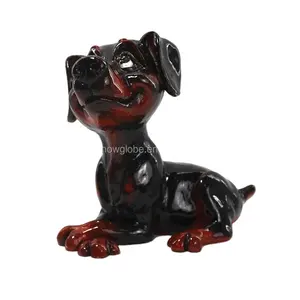 Por atacado resina pug cão ornamentos