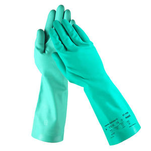 Gants de sécurité résistants aux produits chimiques <span class=keywords><strong>Ansell</strong></span> 37155 en <span class=keywords><strong>nitrile</strong></span>, fabrication directe d'usine, protection industrielle, durables, flexibles, épaisseur 0,33 mm - Product Image 6