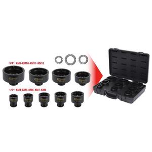 KS TOOLS - 450.5020 Jeu de douilles pour écrous à rainure KM, goujons internes (9 pcs) - EAN 4042146412589 HEAVY VEHICLES - Product Image 2