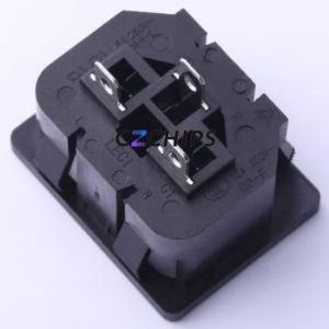 DB-F-2 AC Power Connector Through hole Component (THT) Connector IEC 320-F 1 3 Panel Mount - Product Image 1