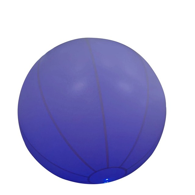 Giant Big Party Beach Decoration Shiny Balls Outdoor Custom Colorful Floating PVC  Inflatable Led Lighting Ball