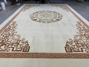 Pebble Pink Elegante Alfombra Handtufted Durable Interior-Uso al aire libre para automóvil y oración - Product Image 5