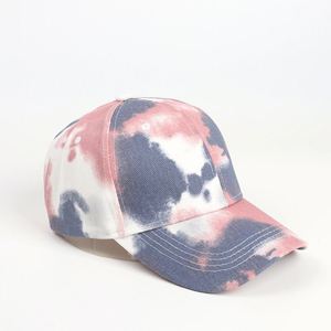 Gorra de Béisbol Deportiva de 6 Paneles con Estampado Tie Dye, Diseño Curvo en la Parte Trasera, Logotipo Bordado Personalizado, Estilo Urbano, Alta Calidad, Venta al Por Mayor - Product Image 6