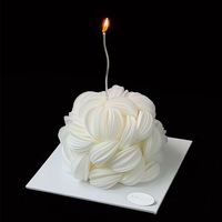 Cercles de papier de riz glutineux très populaires sur internet, 3,8 cm et 5 cm, nouvelles décorations de gâteaux de mariage de style chinois, en boîte