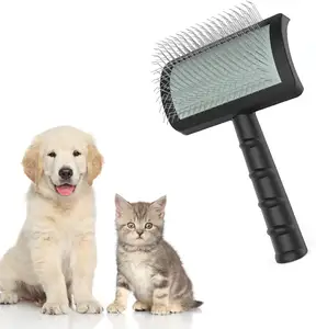 Grande empresa Slicker escova para cães extra longo Pin Slicker escova para remoção de pêlos Pet Grooming Wire Dog Brush