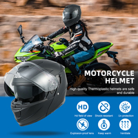 Certification DOT Mode Vente en gros Personnalisé Adultes Toutes saisons Moto de course en plein air Abs Modulaire Flip Up Casques de moto