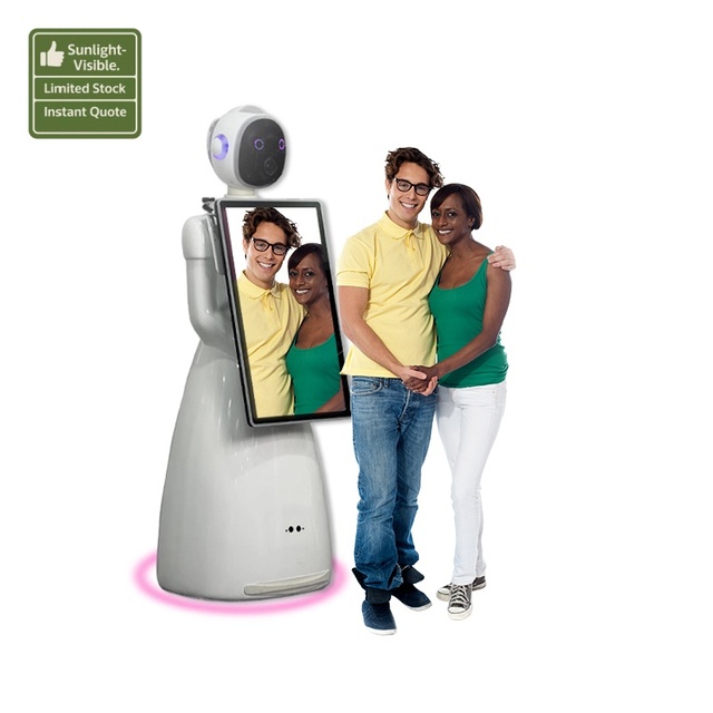 32-inch Robot Photo Booth with AI-Generated Features USB/Wi-Fi Connectivity Waterproof for Party & Wedding Events