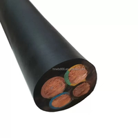Schwarzes Gummikabel H07FN-F 5G4 5G6 5G10 5G16 5G25 5G50 5G70 5-adriges Neopren-Gummi Flexibles Gummikabel