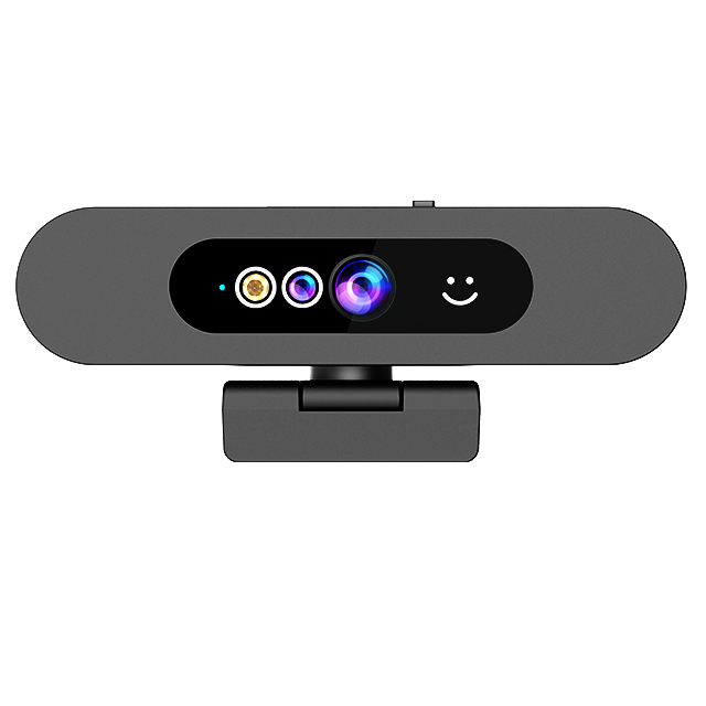 1080p Windows Hello Webcam Face Recognition Camera Built-in Microphone Fixed Focus USB Plug&play Laptop WebCam for Conference