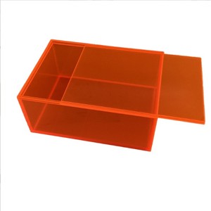Nhà Máy Bán Buôn Hộp Acrylic Tùy Chỉnh Với Nắp Trượt Màu Khác Nhau. - Product Image 1