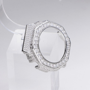 Cubierta de Bisel para Reloj <span class=keywords><strong>GA2100</strong></span>, Estilo Hip Hop de Lujo, Personalizada y Modificada con Cristales - Product Image 6