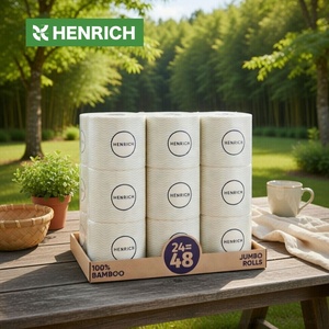 Wholesale Absorbent 2-Ply Soft Bath Tissue <strong>Bulk</strong> Eco-Friendly Bamboo <strong>Toilet</strong> Paper <strong>Rolls</strong> for Office Bathroom Custom Logo Sale - Product Image 1