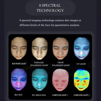 Portable 3D Ai Lamp Scan Skin Analyzer Machine Skin Analysis Machine Facial Uv Lcd Wifi Skin Detector Machine
