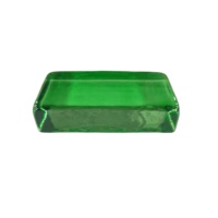 Brique de verre rectangulaire verte 200*100*50mm, bloc de verre thermofusible pour salle de bain, hôtel, hall - Vente chaude