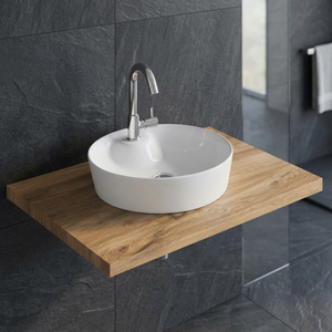 Lavabo de salle de bain de petite taille en céramique de luxe de qualité d'exportation, bon prix en provenance d'Inde - Product Image 2