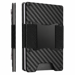 Minimalist <b>Wallet</b> with Money Strap <b>RFID</b> <b>Blocking</b> Aluminum Front Pocket Card <b>Wallet</b> - Product Image 1