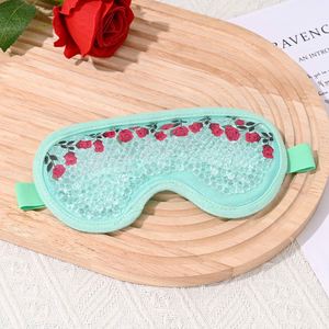 Masque oculaire réutilisable en PVC pour thérapie thermique – Coussin chauffant/refroidissant à billes de gel pour les poches et les cernes – Masque de sommeil ajustable - Product Image 6
