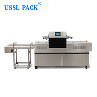 Machine de scellage automatique de barquettes DQ810TG pour la production de plats préparés, de viande, de fruits et de légumes, ligne de production continue d'emballage de barquettes alimentaires