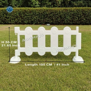 Recinto Morbido in Plastica Bianca per Parco Giochi da Giardino con Caratteristiche da Playground per Bambini - Product Image 3