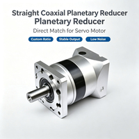 Gearbox Planetary Kustom Torsi Tinggi Backlash Rendah Non-Standar OEM Reducer Flens Vertikal Sudut Kanan Lurus untuk Motor Servo