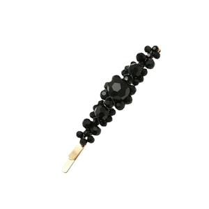 Épingle à cheveux coréenne minimaliste à trois pierres en cristal, pince à ressort tressée en cristal pour fille, accessoire de coiffure tendance pour femme - Lianzhou - Product Image 5