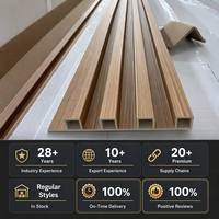 Panel de Pared de WPC de Bambú Ecológico e Impermeable, Diseño Interior y Exterior, Revestimiento de Plástico 3D, Decoración de Madera para Hoteles y Escuelas
