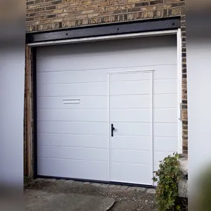 Portas De Garagem De Fabricação Profissional Com Porta Pedonal