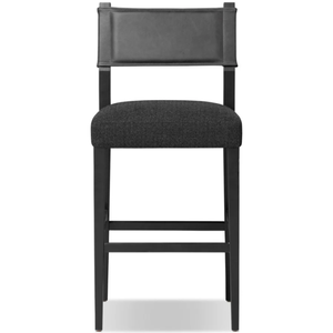 Ferris Counter  Animal Hyde/Hide/Leather and Wood Customized color Durable High Bar <b>Stool</b> for Home Bar & <b>Dining</b> Room - Product Image 4