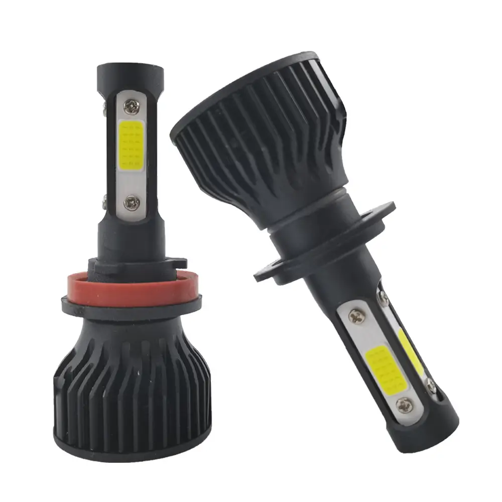 Co light — phares de voiture Led S4 haute puissance, 4 côtés, ampoules, 80W, 9000lm, H4, H7, automobile