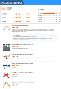 Giá thấp bảo vệ môi trường nhựa đường rào cản PVC buổi hòa nhạc chướng ngại vật sự kiện kiểm soát đám đông rào cản tái chế chân cao su - Product Image 6