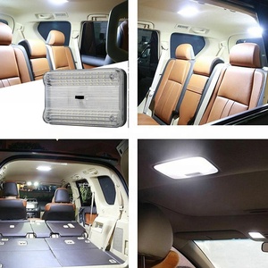 Luces de techo interiores de <span class=keywords><strong>coche</strong></span> 12V 36 <span class=keywords><strong>bombillas</strong></span> <span class=keywords><strong>LED</strong></span> techo de vehículo blanco lámpara de iluminación <span class=keywords><strong>LED</strong></span> luz de lectura de <span class=keywords><strong>coche</strong></span> con interruptor nuevo Dropshipping - Product Image 5