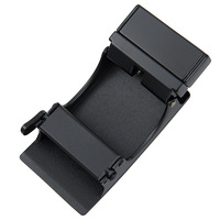 Boucles de ceinture automatiques en métal avec logo personnalisé, vierges, 36 mm, en alliage de zinc, à verrouillage automatique, pour ceintures en cuir de vachette pour hommes