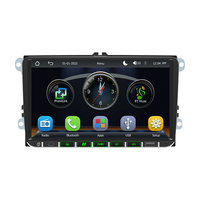 Autoradio con Carga USB, Carplay y Android Auto Inalámbricos, FM, Bluetooth, Mirror Link, para VW, 9 Pulgadas, Golf 5, Navegación
