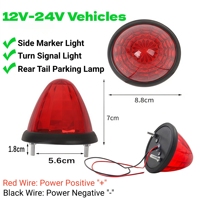 Feu de position latéral LED 12V/24V, clignotant, feu de gabarit, feu arrière, feu de stationnement, feu antibrouillard pour voiture, camion, poids lourd, remorque, caravane, camping-car, bateau