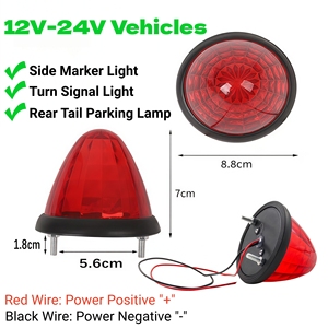 <span class=keywords><strong>Feu</strong></span> de position latéral LED 12V/24V, clignotant, <span class=keywords><strong>feu</strong></span> de gabarit, <span class=keywords><strong>feu</strong></span> arrière, <span class=keywords><strong>feu</strong></span> de stationnement, <span class=keywords><strong>feu</strong></span> antibrouillard pour voiture, camion, poids lourd, <span class=keywords><strong>remorque</strong></span>, caravane, camping-car, bateau - Product Image 2