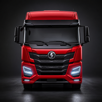 Camion tracteur Shacman X5000 6x4 d'occasion haut de gamme, 550 CV, intelligent, pour la logistique internationale