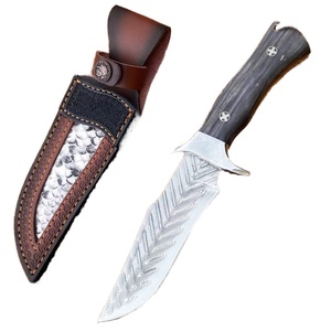 Cuchillo de Bolsillo Táctico Wuming de Alta Calidad, Personalizable OEM, Mango de Madera, Funda de Cuero, Uso Industrial EDC, Hoja de Acero y Plástico - Product Image 1