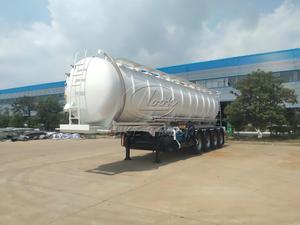 35 Cubic Meter Septic <b>Suction</b> Semi-trailer With Water Ring Vacuum <b>Pump</b> Auxiliary Engine 4 Axle Single Tire For Export - Product Image 3