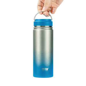 Thay Đổi Màu Sắc 530Ml Xách Tay Đôi Tường Phích Bình Chân Không Thép Không Gỉ Cách Điện Thể Thao Dưới Nước Chai Với Xử Lý - Product Image 5