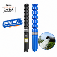 Pompe à eau d'irrigation agricole pour l'irrigation des fermes, pompe submersible pour puits profonds de 3 pouces
