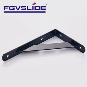 Support d'étagère pliant en L Support de <span class=keywords><strong>bricolage</strong></span> robuste matériel d'étagère ouvert supports d'étagère pliants en métal de fer rustique - Product Image 5