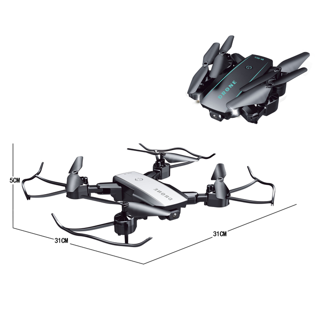 YC99-48 Foldable Electronic Image Stabilization 4K HD Camera Optical Flow Foldable RC Quadcopter Fpv Drone Kit