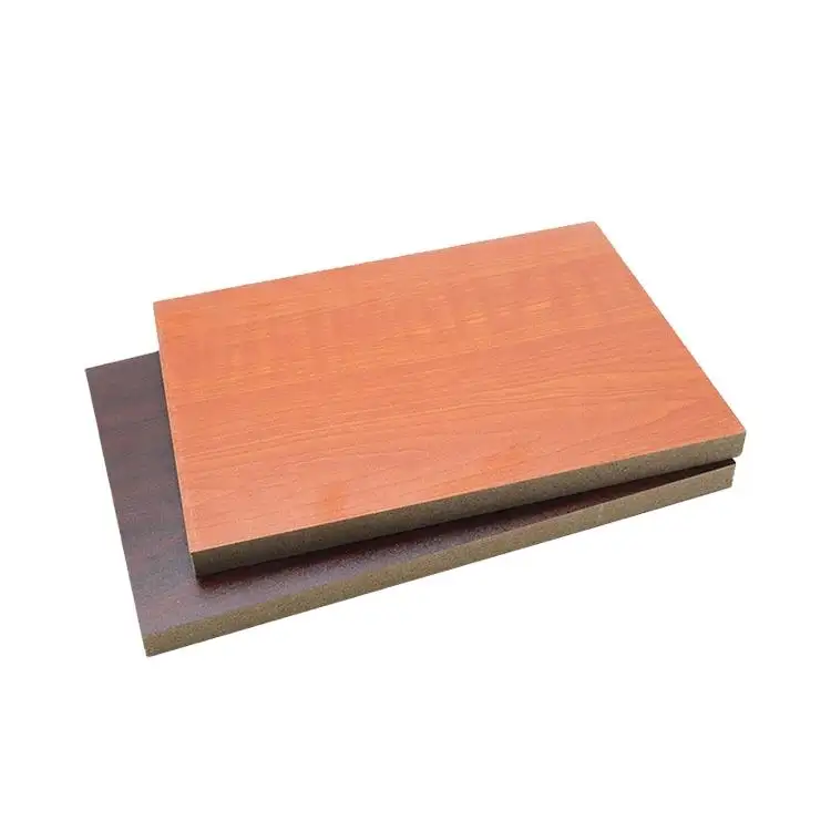 Papan kayu melamin MDF, papan kayu 18mm 15mm 12mm 9mm, panel MDF lembar laminasi papan HDF