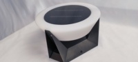 Lámpara Solar de Jardín LED de 3W con Clasificación IP65, Impermeable, para Postes y Cercas Exteriores