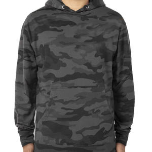 Sweat à capuche épais imprimé pour homme avec motif graphique vieilli, intérieur polaire, grandes tailles, idéal pour les commandes en gros - Product Image 2