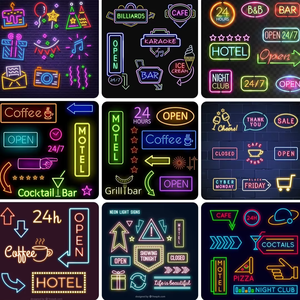 Fábrica al por mayor Venta caliente personalizado IP65 impermeable todo tipo de luz <span class=keywords><strong>LED</strong></span> de neón para publicidad decorativa para tiendas bares - Product Image 6