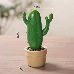 Vaso artificiale natura Cactus resina statua ornamenti da giardino scena scena scena oggetti di scena decorazione del paesaggio in miniatura - Product Image 4
